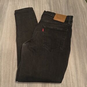 Levi's 541 Premium Jeans Mens 34x32 Black Straight Dark Wash Denim Pants